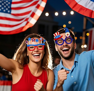 Patriotic Star Sunglasses