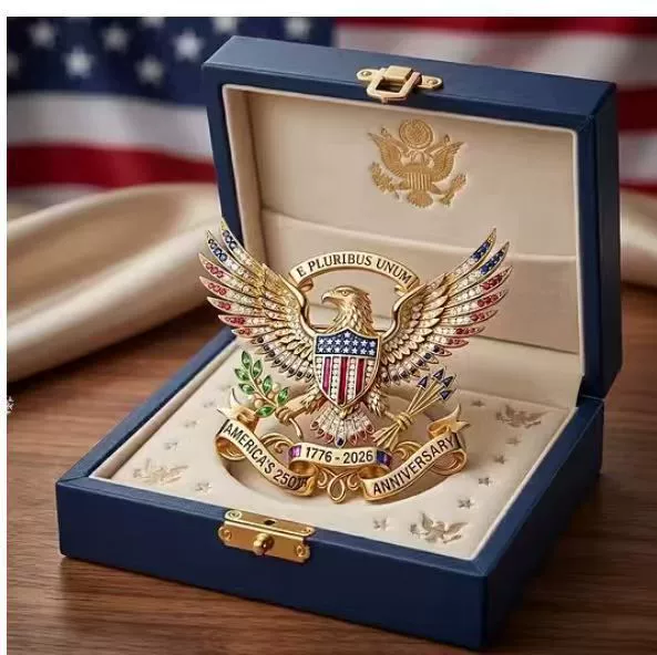 USA 250th Anniversary Patriotic Acrylic Pendant Brooch Pin Set, 9 Designs (Eagle, Flag, Butterfly, Shield, Veteran, Airplane), Wholesale Bulk Party Favors for Independence Day July 4th Events
