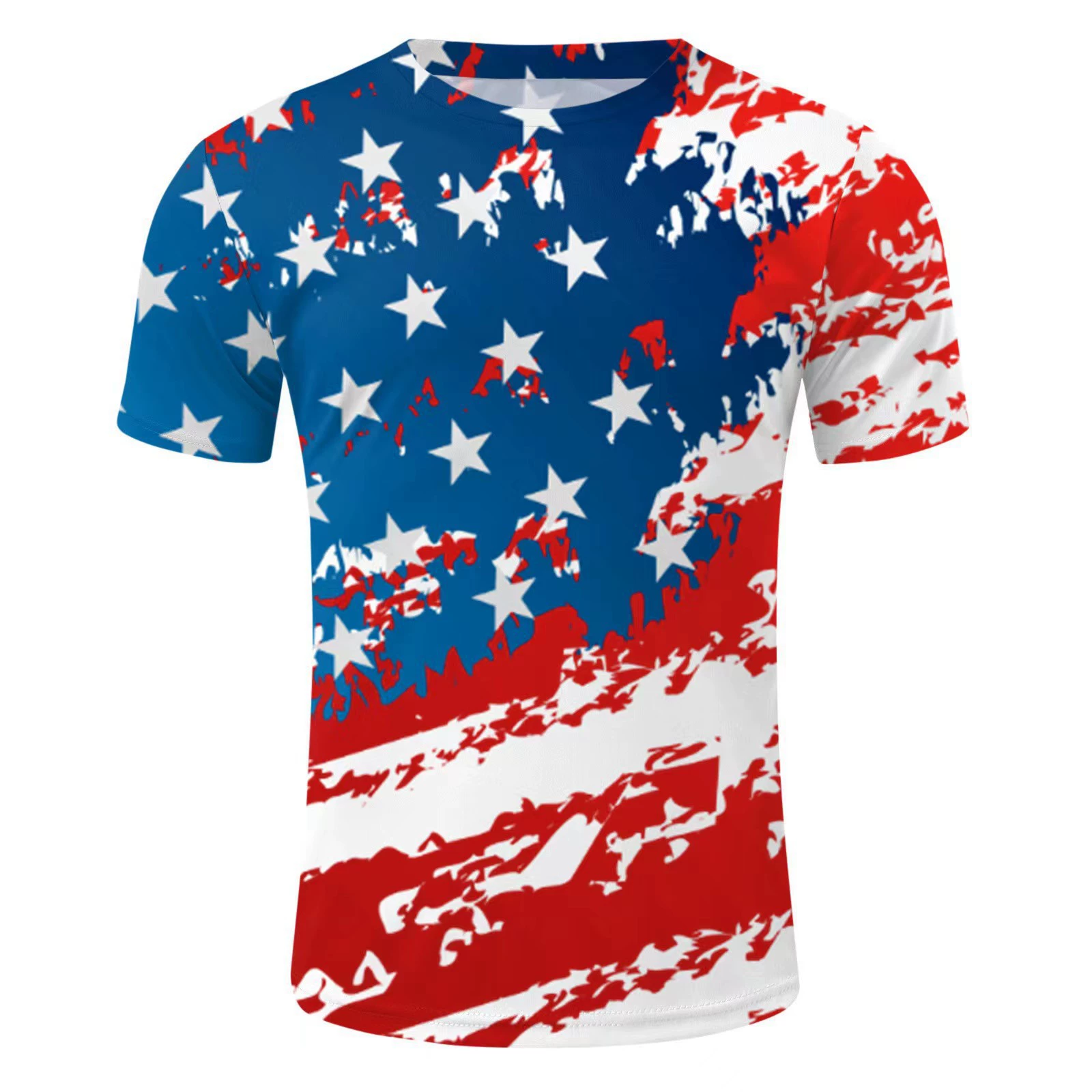 USA Patriotic Striped Flag T-Shirt β 250th Anniversary Edition
